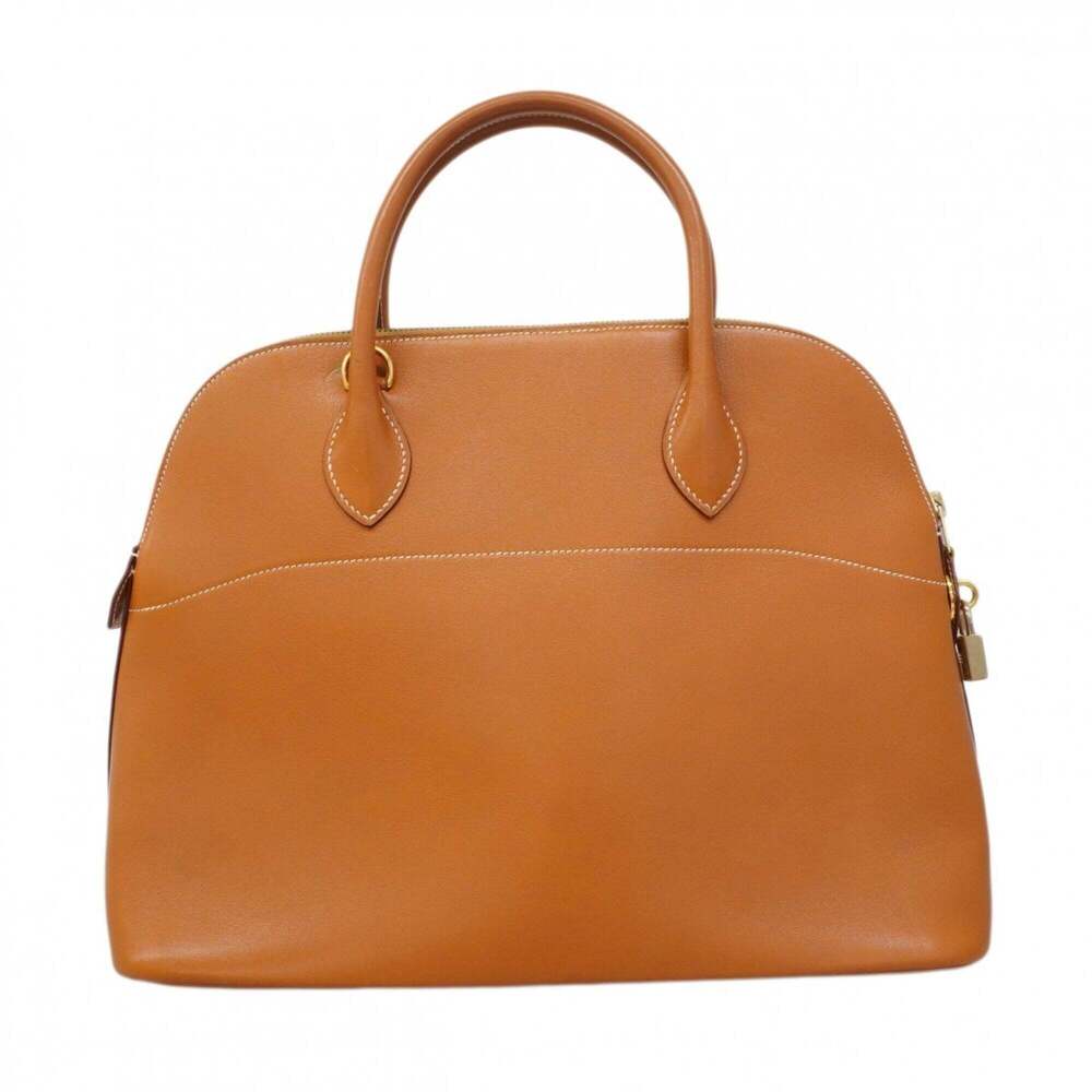 Hermes Bolide 35 Handbag, Veau Gulliver Leather, Gold, ○W Stamp, 2-way bag fo... - Picture 14 of 14